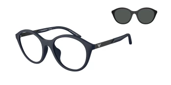Emporio Armani EK4005U style-color 50881W Matte Blue / Clear Lens