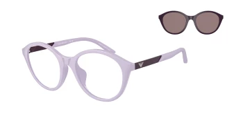 Emporio Armani EK4005U style-color 62741W Shiny Lilac / Clear Lens