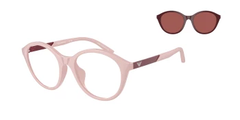 Emporio Armani EK4005U style-color 62751W Shiny Pink / Clear Lens