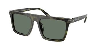 Michael Kors MK2249U EDGEWATER 0MK2249U style-color 37053H Olive Tortoise / Green Solid Lens