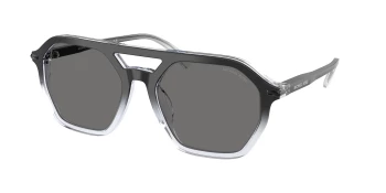 Michael Kors MK2251U JACKSON HOLE 0MK2251U style-color 401381 Black Clear Gradient / Dark Grey Solid Polar Lens