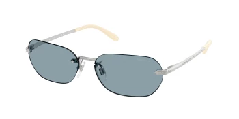 Ralph Lauren RL7089 style-color 900172 Shiny Silver / Azure Lens