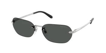 Ralph Lauren RL7089 style-color 900187 Shiny Silver / Grey Lens