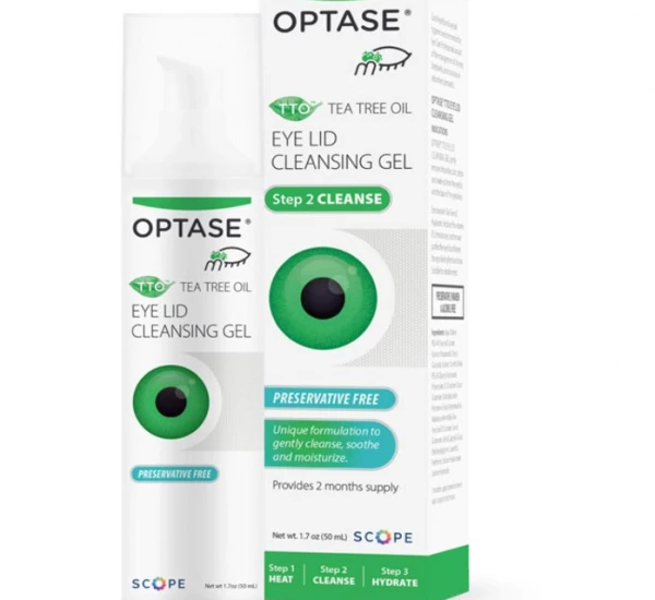 Optase Tea Tree Oil Eye Lid Cleansing Gel (50mL)