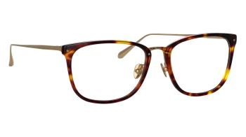 Linda Farrow LFL1457 Cassin style-color 004 Darkt - Shell / Light Gold