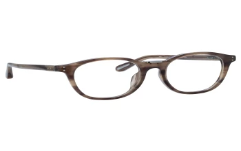 Linda Farrow LFL1480 Powell style-color 003 Grey Horn / White Gold / Optical