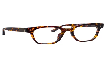 Linda Farrow LFL1481 Sanchez style-color 002 Drk T - Shell / Lght Gld / Optical
