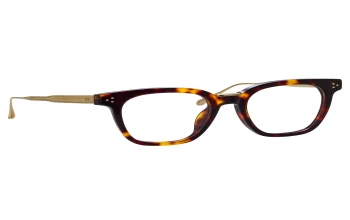 Linda Farrow LFL1508 Evans style-color 002 Dark T - Shell / Light Gold /
