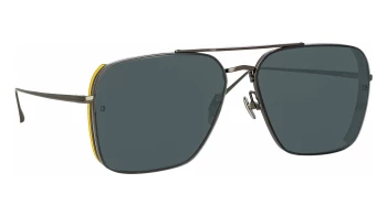 Linda Farrow LFL1122S Asher style-color 003 Nickel / Solid Grey