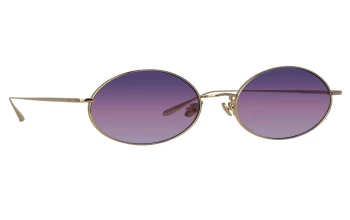 Linda Farrow LFL1333S Bea style-color 012 Light Gold / Purple Grad