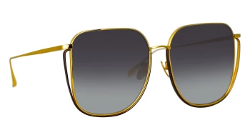 Linda Farrow LFL1347S Camry style-color 001 Yellow Gold / Nickel / Grey Grad