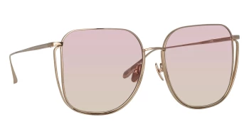 Linda Farrow LFL1347S Camry style-color 004 Light Gold / Lilac Grad