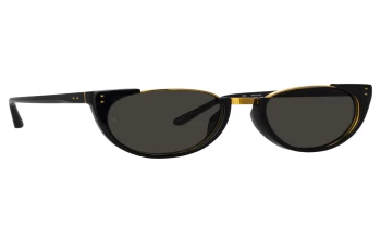 Linda Farrow LFL136CS Iris style-color 056 Black / Yellow Gold / Grey