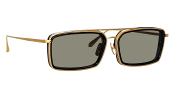 Linda Farrow LFL1392S Cassia style-color 001 Yellow Gld / Wht Gld / Black / Grey