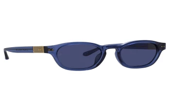 Linda Farrow LFL1404S Talbot style-color 003 Navy / Light Gold / Navy