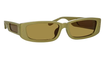 Linda Farrow LFL1419S Talita style-color 006 Sage / Light Gold / Sage