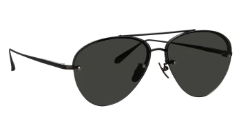 Linda Farrow LFL1444S Edano style-color 002 Matt Nickel / Grey