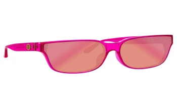Linda Farrow LFL1467S Rui style-color 002 Neon Pink / Lght Gld / Pnk Mirr