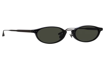 Linda Farrow LFL1535S Marco style-color 003 Black / Matt Nickel / Grey