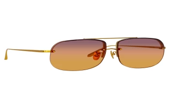 Linda Farrow LFL1539S Seren style-color 004 Yellow Gold / Sunset Grad