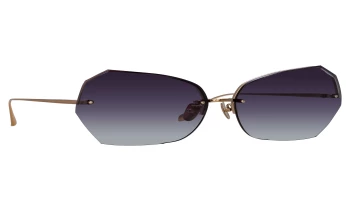 Linda Farrow LFL1546S Lila style-color 003 Rose Gold / Grey Grad