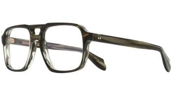 Cutler And Gross CGOP139457 style-color 011 Striped Green Havana