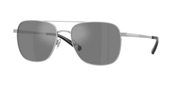 Brooks Brothers BB4070 style-color 10326G Shiny Silver / Gunmetal Mirror Lens