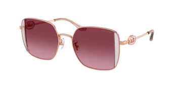 Coach HC7177B CAD72 0HC7177B style-color 93318H Shiny Rose Gold / Rose / Berry Gradient Lens
