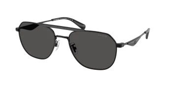 Coach HC7178 CAE80 0HC7178 style-color 939387 Satin Black / Black / Grey Solid Lens