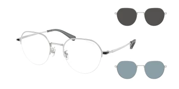 Coach HC7179 CAE81 0HC7179 style-color 900187 Shiny Silver / Grey Solid Lens