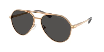 Michael Kors MK1168 BRENTWOOD 0MK1168 style-color 189987 Beige Gold / Dark Grey Solid Lens