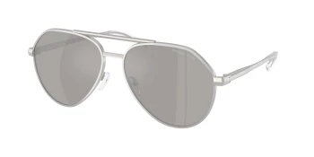 Michael Kors MK1168 BRENTWOOD 0MK1168 style-color 19036G Matte Silver / Silver Mirror Lens