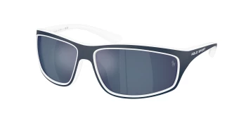Polo PH4227U style-color 547155 Matte White / Blue / Grey Mirror Blue Lens