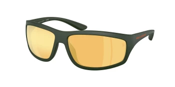 Polo PH4227U style-color 55967J Matte Dark Green / Orange Mirror Lens