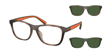 Polo PH4228U style-color 607071 Matte Dark Havana / Bottle Green Lens