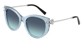 Tiffany TF4232 style-color 84389S Crystal Pale Tanzanite / Azure Gradient Blue Lens