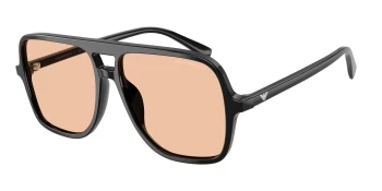Emporio Armani EA4252U style-color 501793 Shiny Black / Light Orange Lens