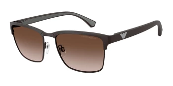 Emporio Armani EA2087 style-color 339013 Matte Brown / Gradient Brown Lens