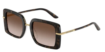 Dolce & Gabbana DG4491 style-color 321713 Havana On White Barrow / Brown Gradient Lens