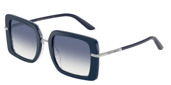 Dolce & Gabbana DG4491 style-color 341419 Blue On Blue Maiolica / Clear Gradient Light Blue Lens
