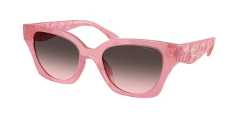 Coach HC8418U CAD18 0HC8418U style-color 589646 Milky Pink / Grey Pink Gradient Lens