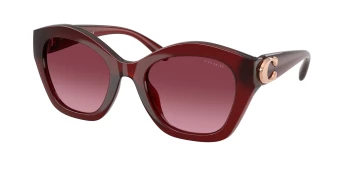 Coach HC8421U CAD31 0HC8421U style-color 58708H Milky Burgundy / Burgundy Gradient Lens