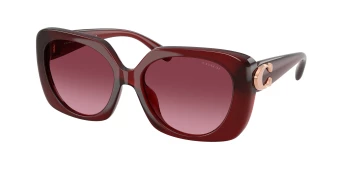 Coach HC8422U CAD33 0HC8422U style-color 58708H Milky Burgundy / Burgundy Gradient Lens