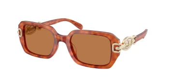 Coach HC8425U CAD74 0HC8425U style-color 577473 Caramel Tortoise / Amber Solid Lens