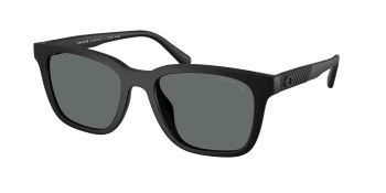 Coach HC8426U CAD81 0HC8426U style-color 500281 Matte Black / Grey Solid Polar Lens