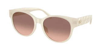 Coach HC8430D CAE87 0HC8430D style-color 588513 Milky White / Brown Pink Gradient Lens