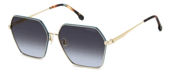 CARRERA 3057/S style-color Oga Gold Teal GA G / 9O DARK GREY SHADED O Lens