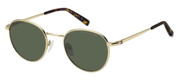 Tommy Hilfiger TH 2217/S style-color J5G Gold 5G G / QT GREEN T Lens