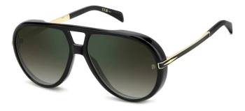 David Beckham DB 99/VOYAGER style-color 2M2 Blk Gold B M2 B / CS GREEN SHADED GREEN MIRROR S Lens