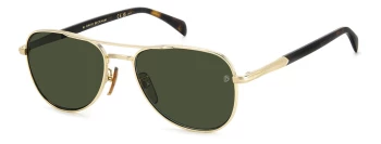 David Beckham DB 1175/S style-color 06J Gold Havn 6J G / QT GREEN T Lens